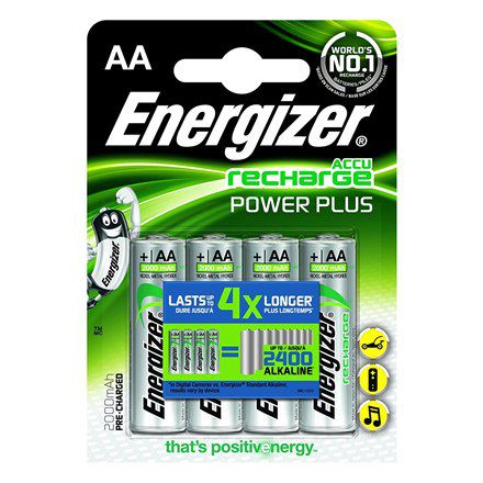 Energizer AA/HR6, 2000 mAh, akumulatorki Accu Power Plus Ni-MH, 4 szt.